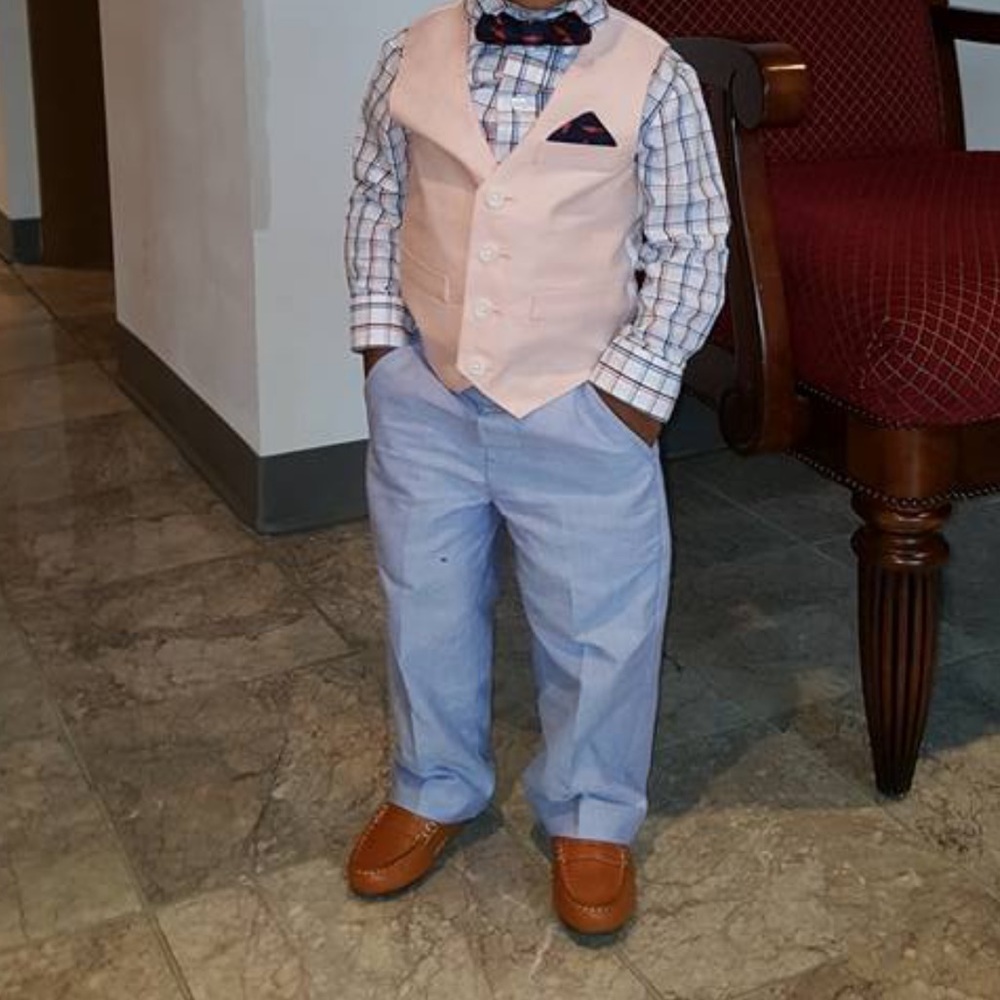 Toddler boys 4 piece outfit